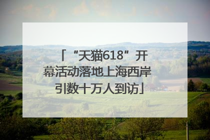 “天猫618”开幕活动落地上海西岸 引数十万人到访
