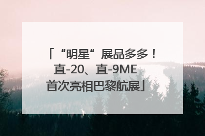 “明星”展品多多！直-20、直-9ME首次亮相巴黎航展