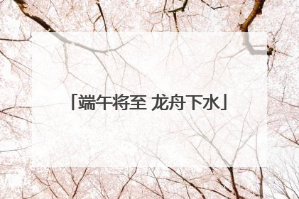 端午将至 龙舟下水