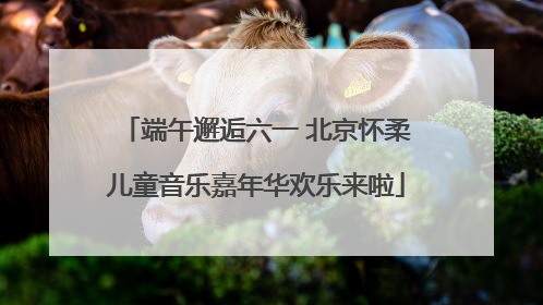 端午邂逅六一 北京怀柔儿童音乐嘉年华欢乐来啦