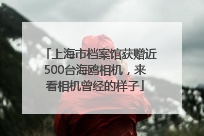 上海市档案馆获赠近500台海鸥相机，来看相机曾经的样子