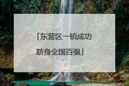 东营区一镇成功跻身全国百强