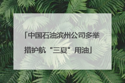中国石油滨州公司多举措护航“三夏”用油