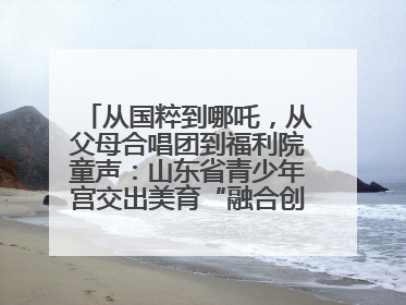 从国粹到哪吒，从父母合唱团到福利院童声：山东省青少年宫交出美育“融合创新”答卷