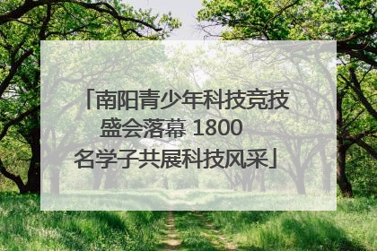 南阳青少年科技竞技盛会落幕 1800 名学子共展科技风采