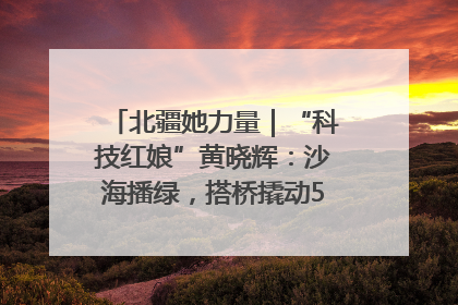 北疆她力量｜“科技红娘”黄晓辉：沙海播绿，搭桥撬动5.3亿研发