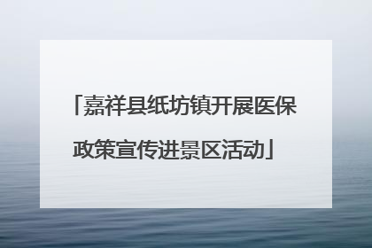 嘉祥县纸坊镇开展医保政策宣传进景区活动