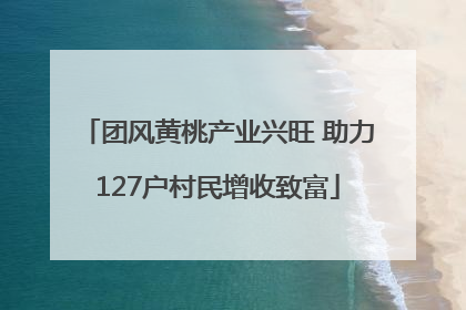 团风黄桃产业兴旺 助力127户村民增收致富