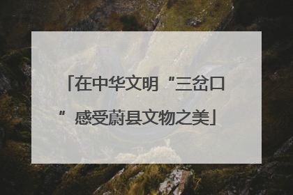 在中华文明“三岔口”感受蔚县文物之美