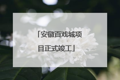 安徽百戏城项目正式竣工
