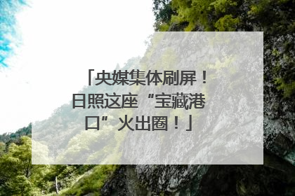 央媒集体刷屏！日照这座“宝藏港口”火出圈！