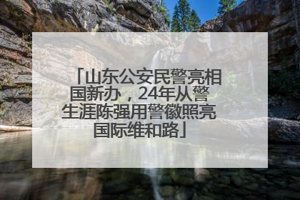 山东公安民警亮相国新办，24年从警生涯陈强用警徽照亮国际维和路