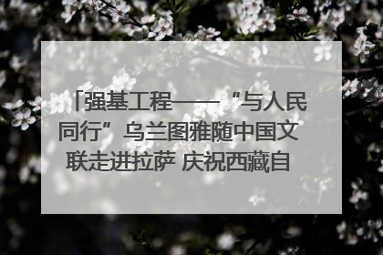 强基工程——“与人民同行”乌兰图雅随中国文联走进拉萨 庆祝西藏自治区成立60周年