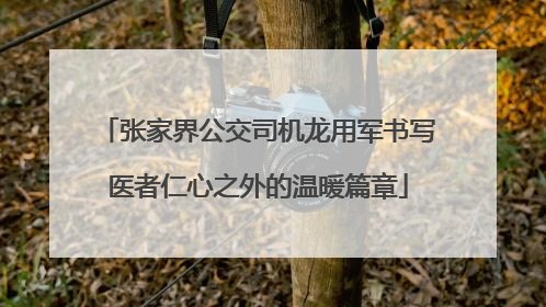 张家界公交司机龙用军书写医者仁心之外的温暖篇章