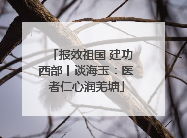 报效祖国 建功西部丨谈海玉：医者仁心润羌塘