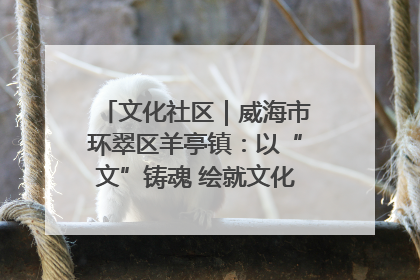 文化社区｜威海市环翠区羊亭镇：以“文”铸魂 绘就文化社区新画卷