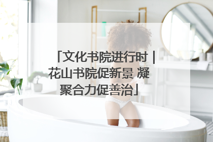 文化书院进行时｜花山书院促新景 凝聚合力促善治