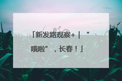 新发路观察+｜“哦啦”，长春！