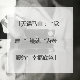 无锡马山：“党建+”绘就“为老服务”幸福底色