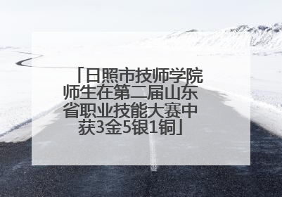 日照市技师学院师生在第二届山东省职业技能大赛中获3金5银1铜