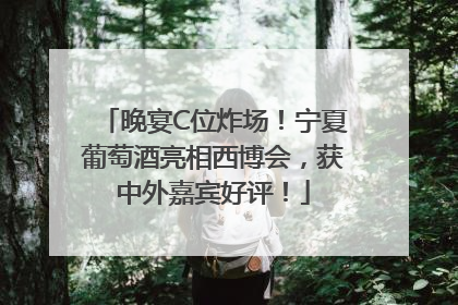 晚宴C位炸场！宁夏葡萄酒亮相西博会，获中外嘉宾好评！