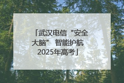 武汉电信“安全大脑” 智能护航2025年高考