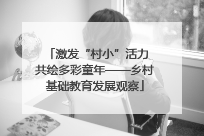 激发“村小”活力 共绘多彩童年——乡村基础教育发展观察