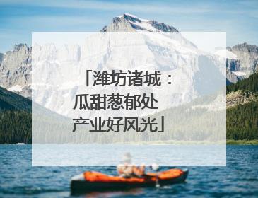 潍坊诸城：瓜甜葱郁处 产业好风光