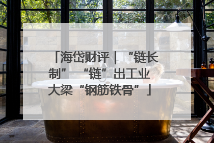 海岱财评｜“链长制” “链”出工业大梁“钢筋铁骨”