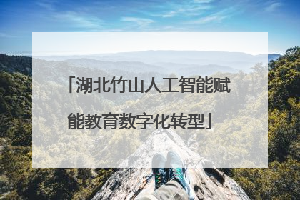 湖北竹山人工智能赋能教育数字化转型