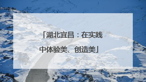 湖北宜昌：在实践中体验美、创造美