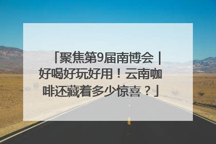 聚焦第9届南博会｜好喝好玩好用！云南咖啡还藏着多少惊喜？