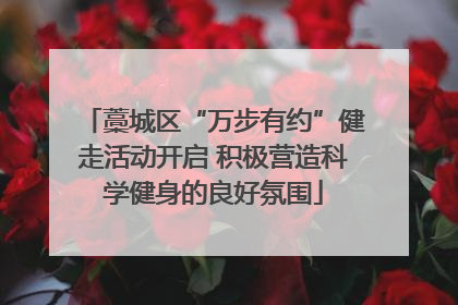 藁城区“万步有约”健走活动开启 积极营造科学健身的良好氛围