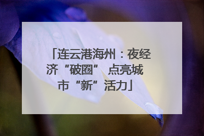 连云港海州：夜经济“破圈” 点亮城市“新”活力