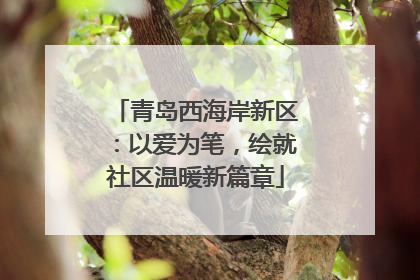 青岛西海岸新区：以爱为笔，绘就社区温暖新篇章