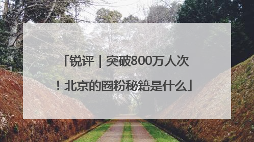 锐评｜突破800万人次！北京的圈粉秘籍是什么
