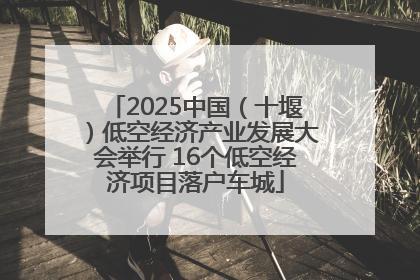 2025中国（十堰）低空经济产业发展大会举行 16个低空经济项目落户车城