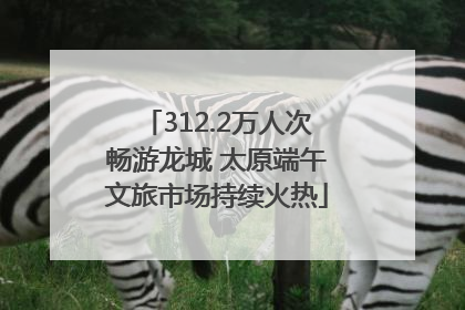 312.2万人次畅游龙城 太原端午文旅市场持续火热