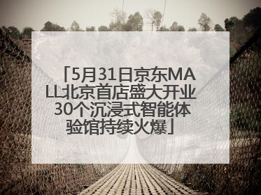 5月31日京东MALL北京首店盛大开业 30个沉浸式智能体验馆持续火爆