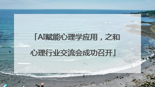 AI赋能心理学应用，之和心理行业交流会成功召开